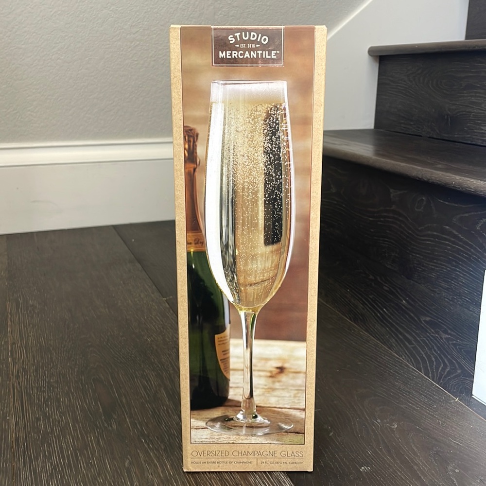 Champagne Glass Oversized